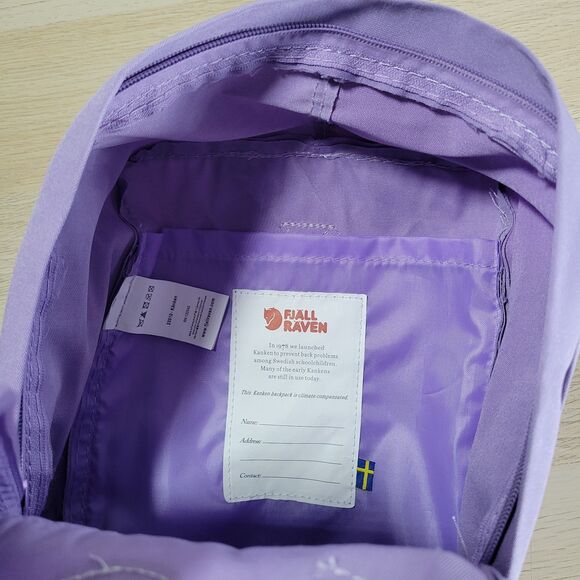 Fjallraven Kanken Mini Backpack Purple Classic Outdoor Hiking Gorpcore Cargo - Picture 11 of 15